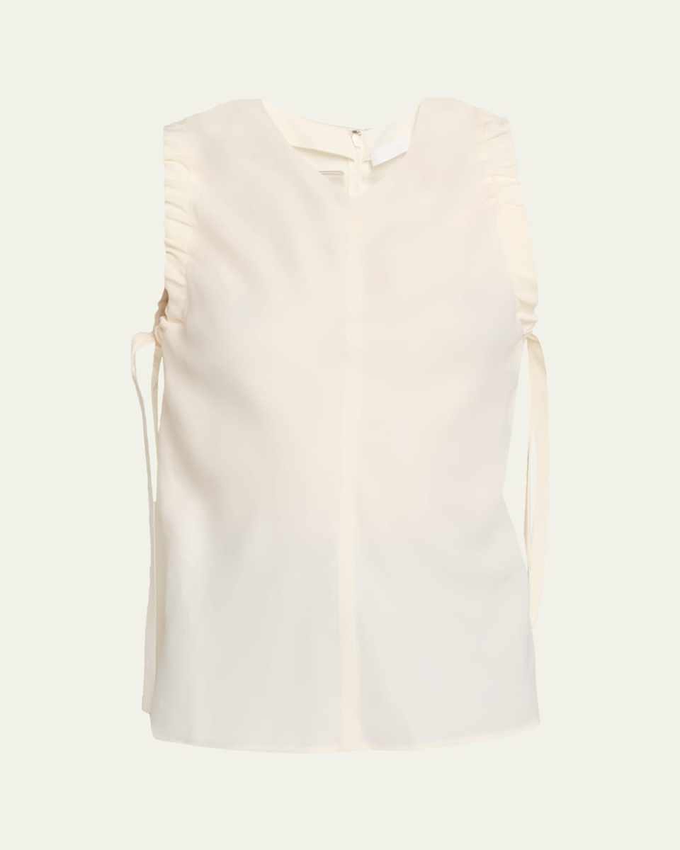 Ruched Sleeveless Top